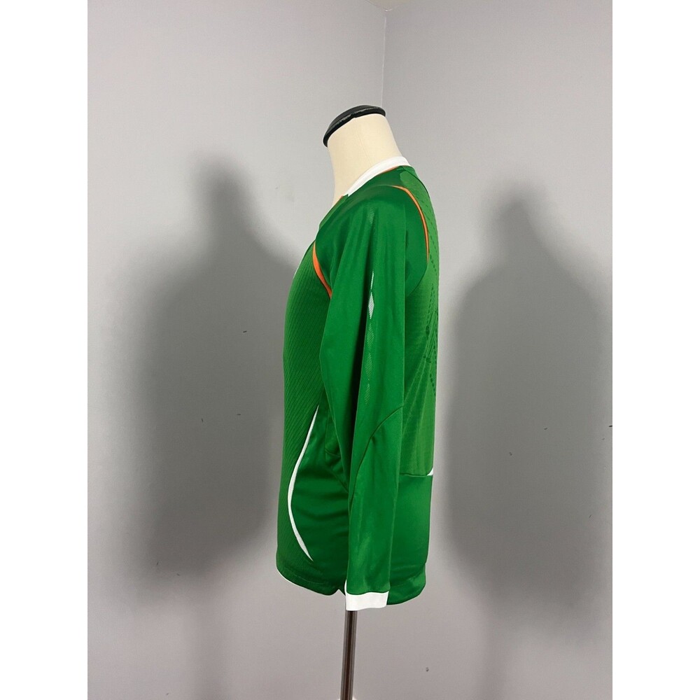 Umbro Ireland Vintage Eircom Long Sleeve Home Soccer Jersey Green Youth XL - Picture 4 of 8